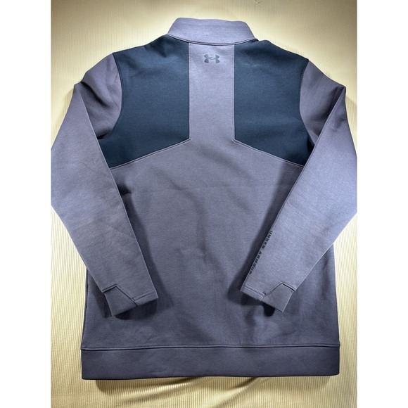 Under Armour Golf Storm Playoff 1/2 Zip Pullover Men's Gray/Black Sz Medium - Picture 10 of 12